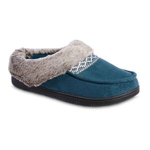 isotoner Faux-Fur Women's Memory Foam Comfort Hoodback Slippers
